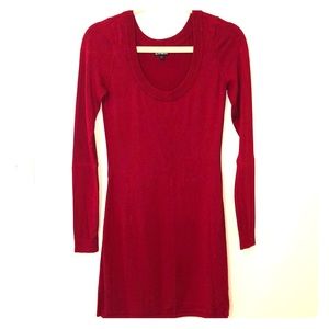 Express scoop neck sweater dress